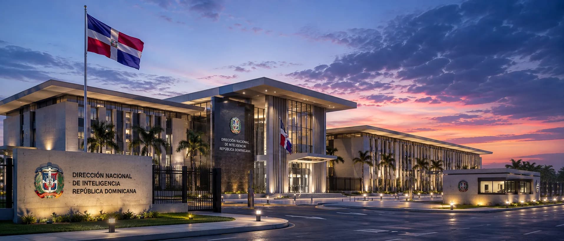 Instalación institucional dominicana terminada.