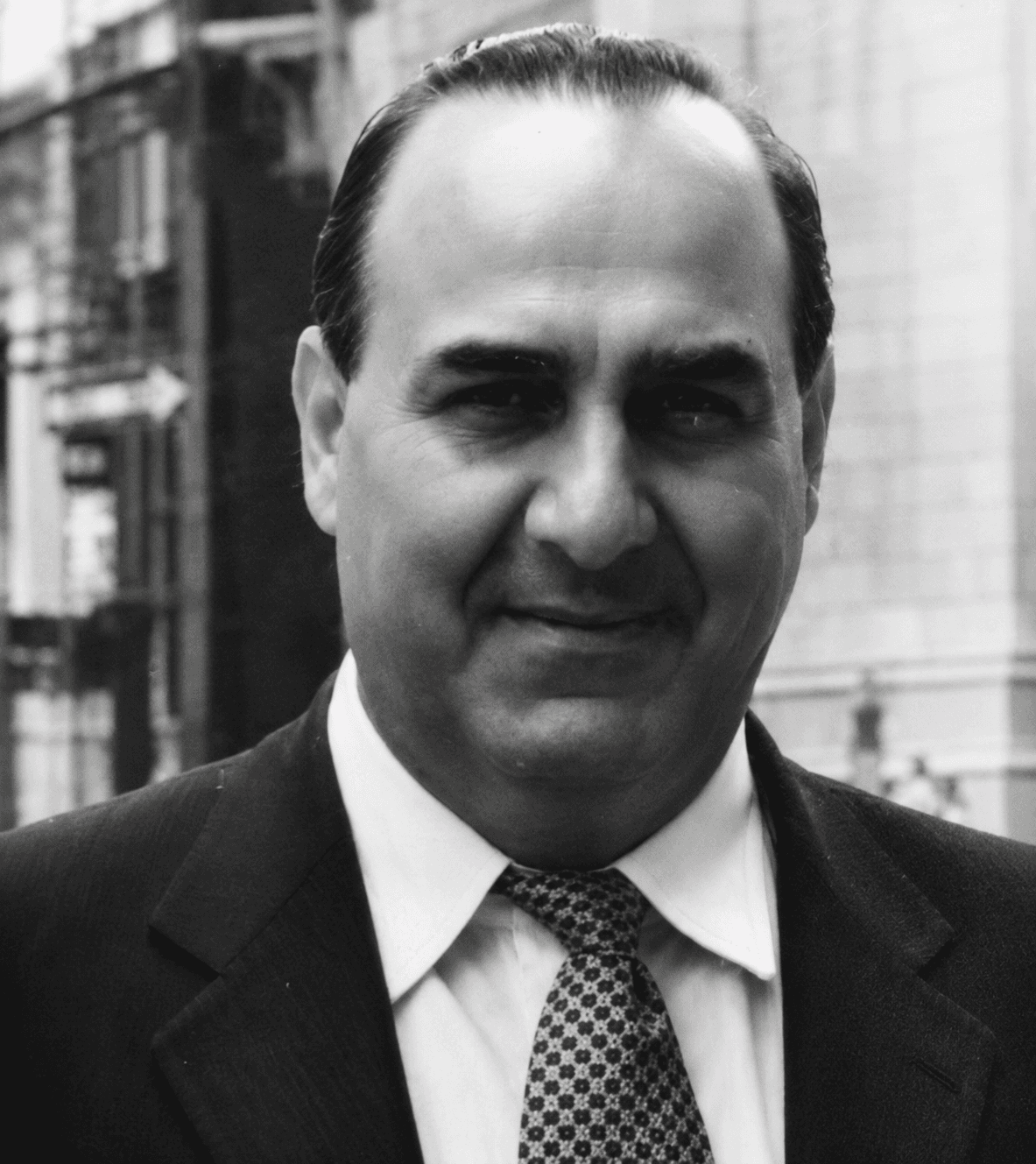 Retrato del fundador Emilio Farach Zablah.