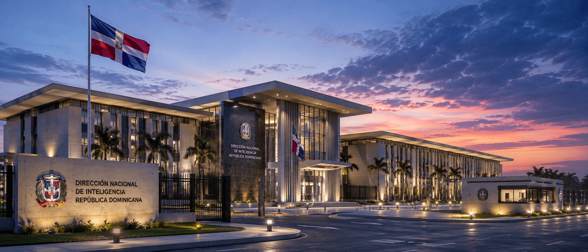 Instalación institucional dominicana terminada.