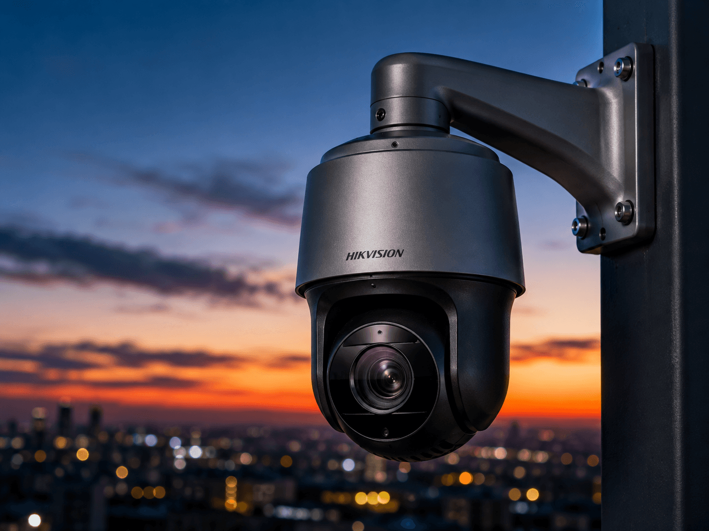 Cámara de videovigilancia PTZ.