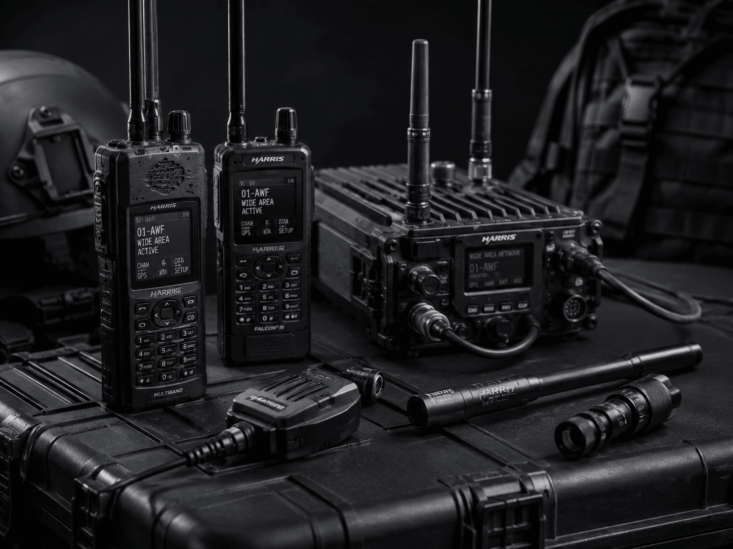 Equipo de comunicaciones tácticas.